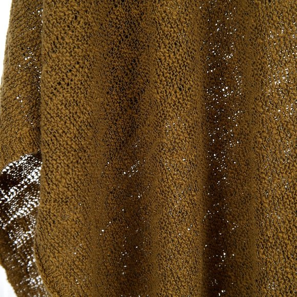 J Jill Olive Khaki Knit Open Cardigan Women's One Size - Picture 4 of 5